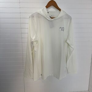 NEW Adidas X Melbon Golf UPR Long Sleeve Performance Hoodie Women's XL White